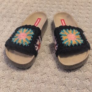 Unionbay Mojo Crochet Slide Sandal